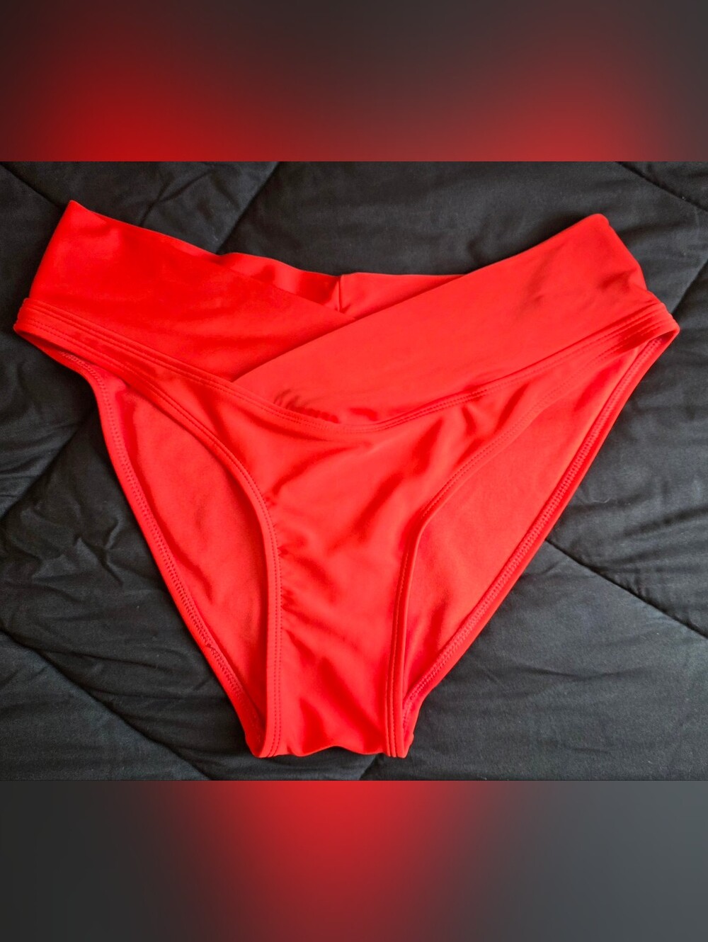 Xhilaration Red Orange Bikini Bottoms - XL